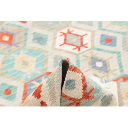 Tappeto Kilim Afghanistan bianco 198x297