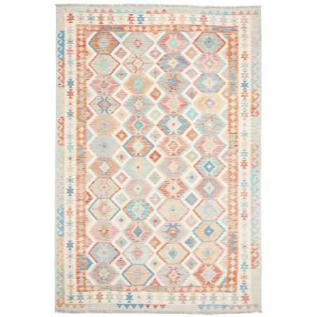 Tappeto Kilim Afghanistan bianco 199x298