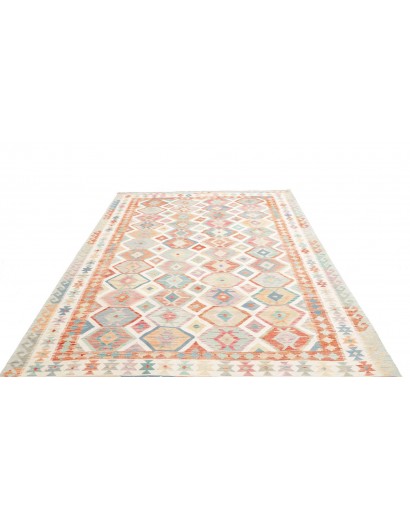 Tappeto Kilim Afghanistan bianco 199x298
