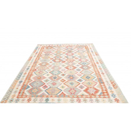 Tappeto Kilim Afghanistan bianco 199x298