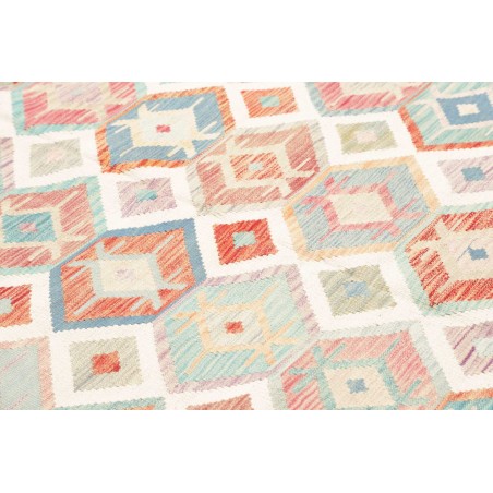 Tappeto Kilim Afghanistan bianco 199x298