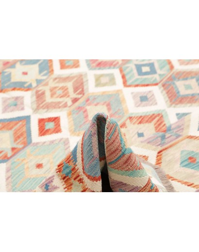 Tappeto Kilim Afghanistan bianco 199x298