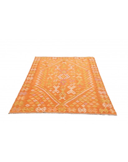 Tappeto Kilim Afghanistan marrone 129x177