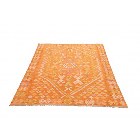 Tappeto Kilim Afghanistan marrone 129x177