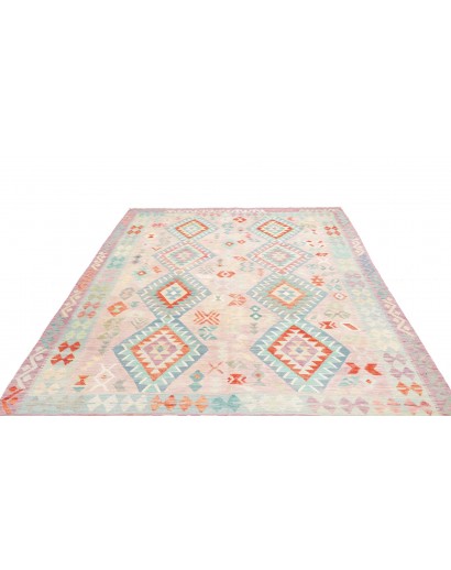 Tappeto Kilim Afghanistan bianco 204x287