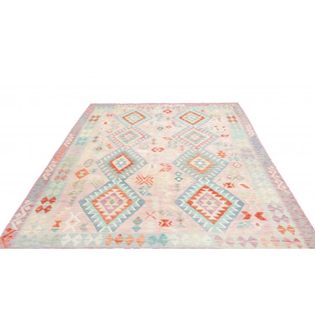Tappeto Kilim Afghanistan bianco 204x287