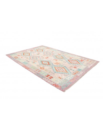 Tappeto Kilim Afghanistan bianco 204x287