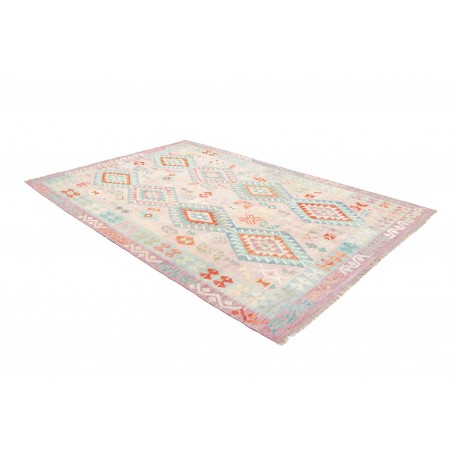 Tappeto Kilim Afghanistan bianco 204x287