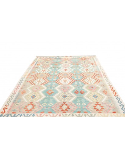 Tappeto Kilim Afghanistan bianco 204x298