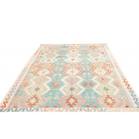 Tappeto Kilim Afghanistan bianco 204x298
