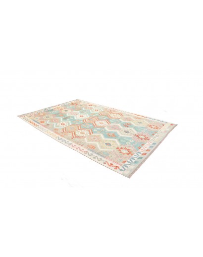 Tappeto Kilim Afghanistan bianco 204x298