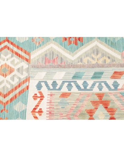 Tappeto Kilim Afghanistan bianco 204x298