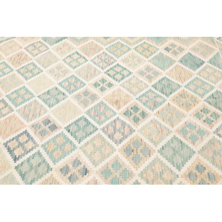 Tappeto Kilim Afghanistan bianco beige 204x302