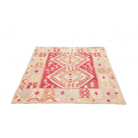 Tappeto Kilim Afghanistan giallo marrone 126x167
