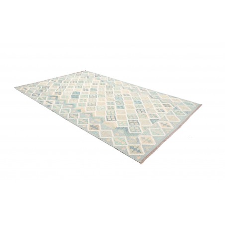 Tappeto Kilim Afghanistan bianco beige 200x297