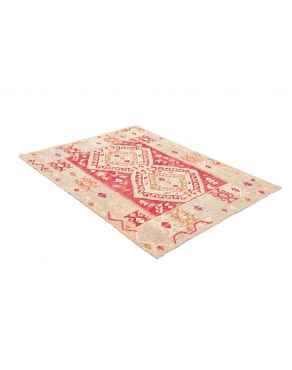 Tappeto Kilim Afghanistan giallo marrone 126x167