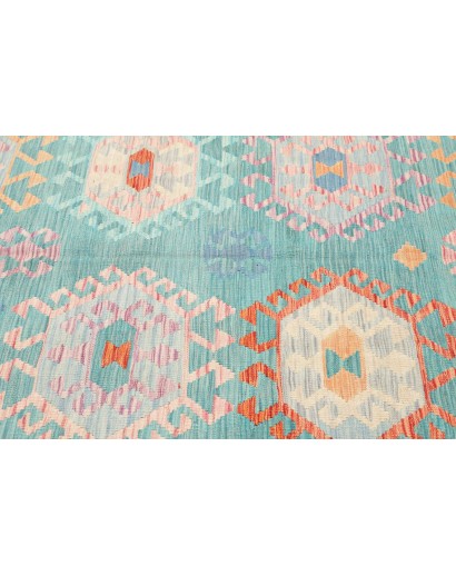 Tappeto Kilim Afghanistan beige bianco 203x297