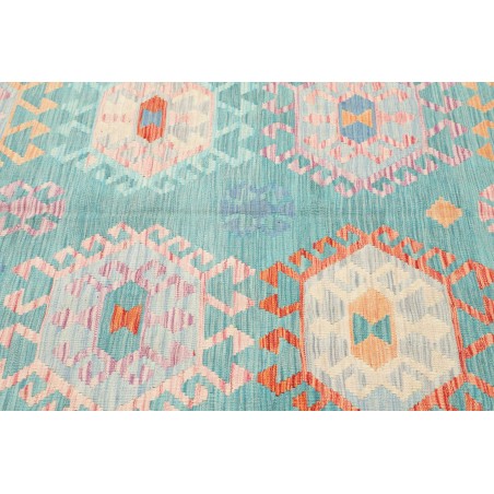 Tappeto Kilim Afghanistan beige bianco 203x297