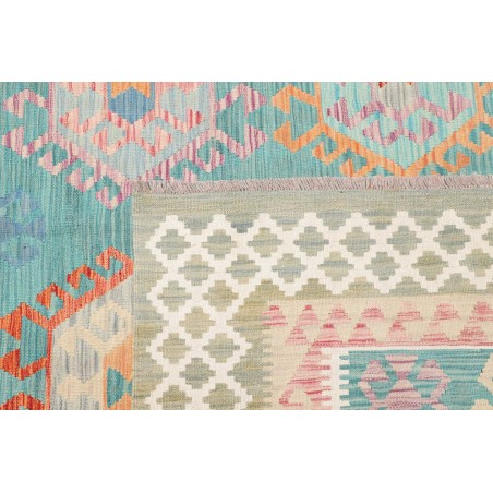 Tappeto Kilim Afghanistan beige bianco 203x297