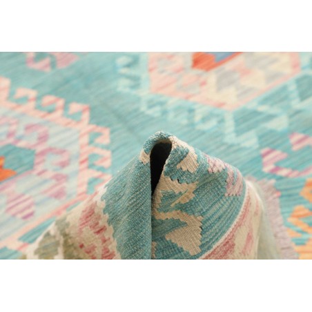 Tappeto Kilim Afghanistan beige bianco 203x297