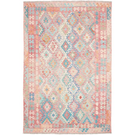 Tappeto Kilim Afghanistan beige giallo 200x294