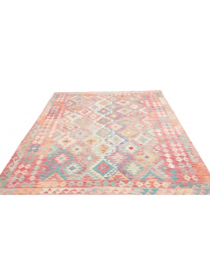 Tappeto Kilim Afghanistan beige giallo 200x294