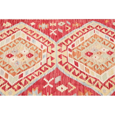Tappeto Kilim Afghanistan giallo marrone 126x167