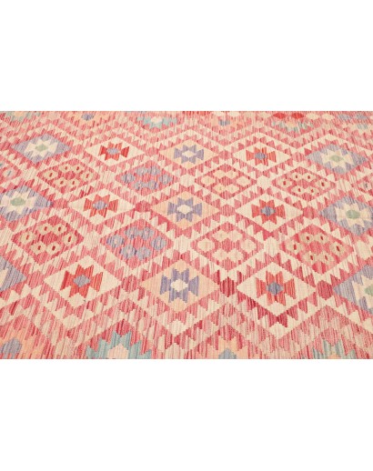 Tappeto Kilim Afghanistan marrone rosso 199x299