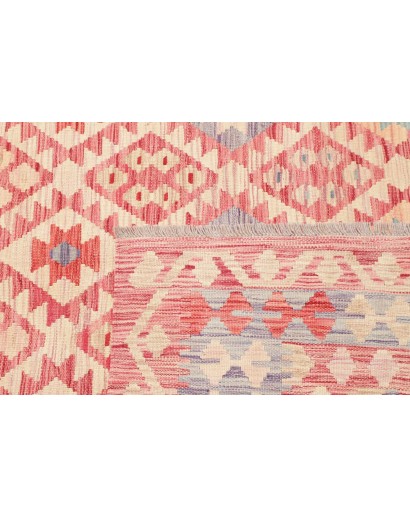 Tappeto Kilim Afghanistan marrone rosso 199x299