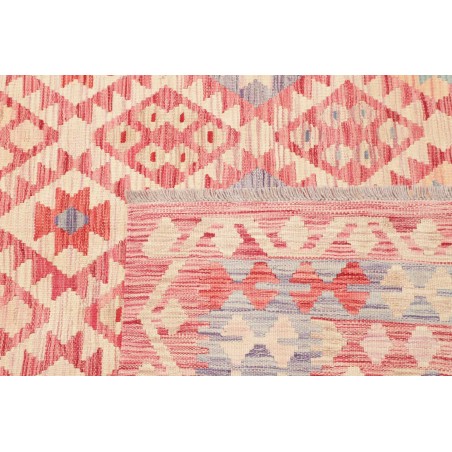 Tappeto Kilim Afghanistan marrone rosso 199x299