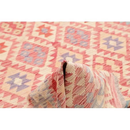 Tappeto Kilim Afghanistan marrone rosso 199x299