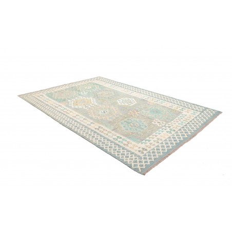 Tappeto Kilim Afghanistan bianco 202x297