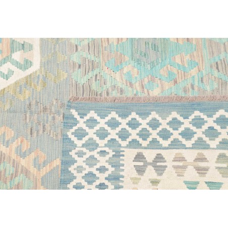 Tappeto Kilim Afghanistan bianco 202x297
