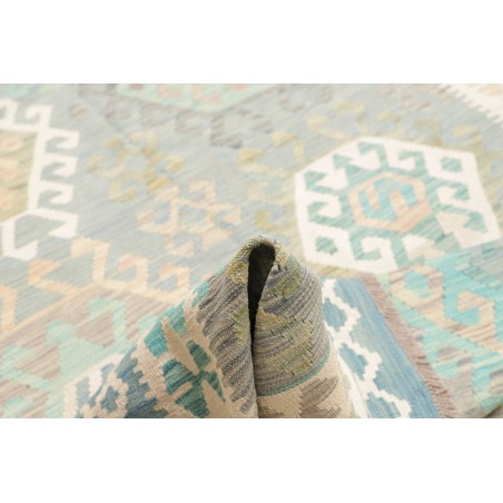 Tappeto Kilim Afghanistan bianco 202x297