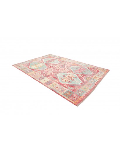 Tappeto Kilim Afghanistan beige giallo 200x292