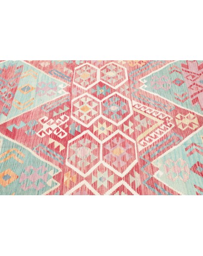 Tappeto Kilim Afghanistan beige giallo 200x292