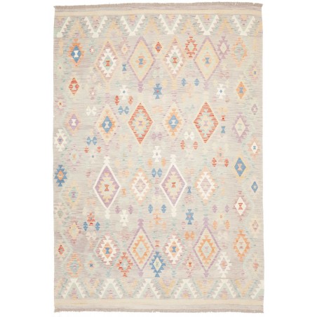 Tappeto Kilim Afghanistan bianco 203x294