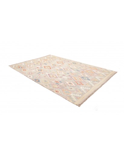 Tappeto Kilim Afghanistan bianco 203x294