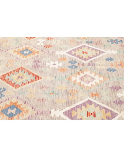Tappeto Kilim Afghanistan bianco 203x294