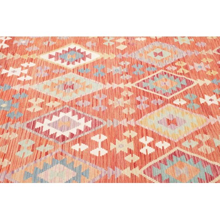 Tappeto Kilim Afghanistan beige rosso 201x298