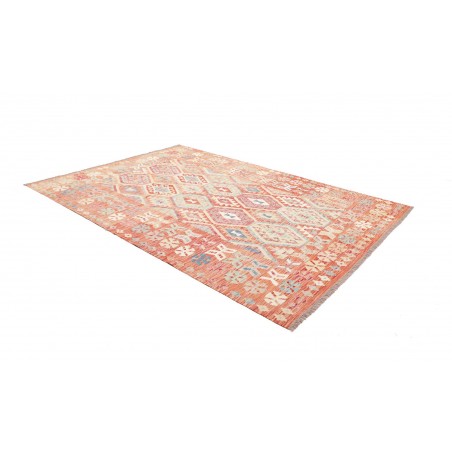 Tappeto Kilim Afghanistan beige marrone 205x292