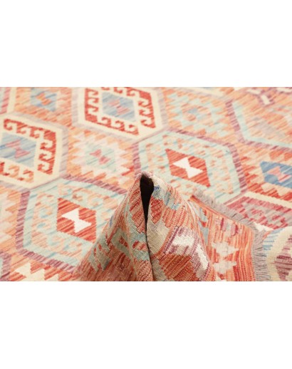 Tappeto Kilim Afghanistan beige marrone 205x292
