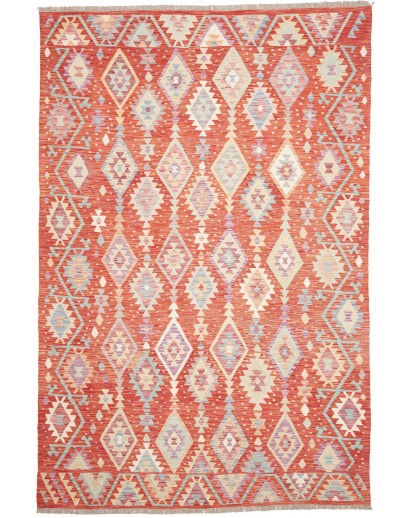 Tappeto Kilim Afghanistan marrone 203x306