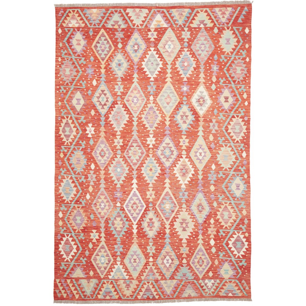 Tappeto Kilim Afghanistan marrone 203x306