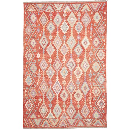 Tappeto Kilim Afghanistan marrone 203x306