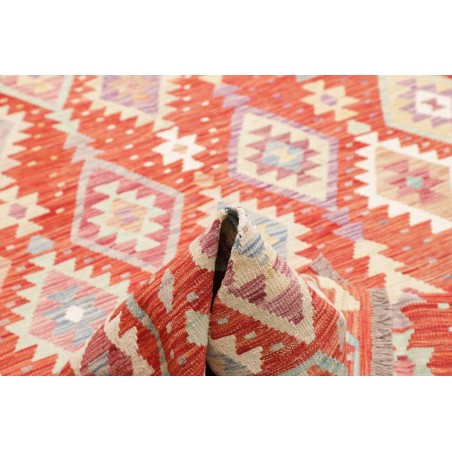 Tappeto Kilim Afghanistan marrone 203x306