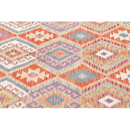 Tappeto Kilim Afghanistan beige bianco 196x304