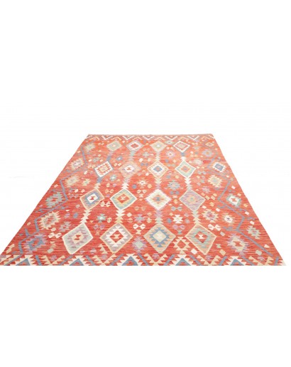 Tappeto Kilim Afghanistan marrone bianco 204x305