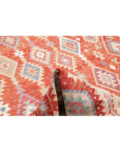 Tappeto Kilim Afghanistan marrone 204x315