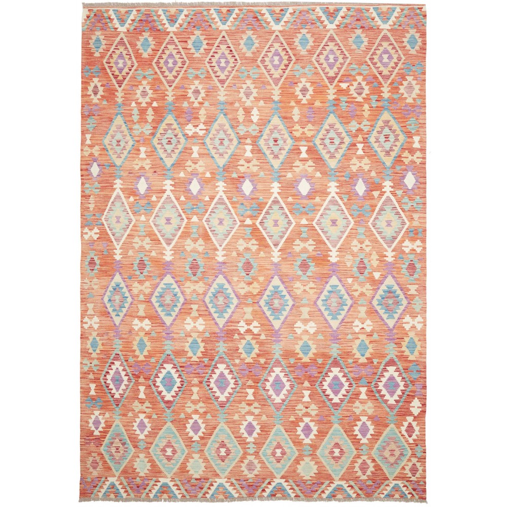 Tappeto Kilim Afghanistan marrone 207x305